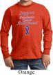 Support Pancreatic Cancer Awareness Kids Long Sleeve