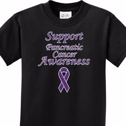 Support Pancreatic Cancer Awareness Kids Shirts