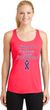 Support Pancreatic Cancer Awareness Ladies Dry Wicking Racerback