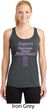 Support Pancreatic Cancer Awareness Ladies Dry Wicking Racerback