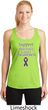Support Pancreatic Cancer Awareness Ladies Dry Wicking Racerback