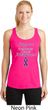 Support Pancreatic Cancer Awareness Ladies Dry Wicking Racerback