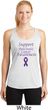 Support Pancreatic Cancer Awareness Ladies Dry Wicking Racerback