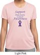 Support Pancreatic Cancer Awareness Ladies Dry Wicking T-shirt