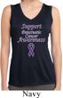 Support Pancreatic Cancer Awareness Ladies Dry Wicking Tank Top