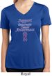 Support Pancreatic Cancer Awareness Ladies Dry Wicking V-neck