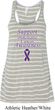 Support Pancreatic Cancer Awareness Ladies Flowy Racerback