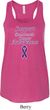 Support Pancreatic Cancer Awareness Ladies Flowy Racerback
