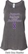 Support Pancreatic Cancer Awareness Ladies Flowy Racerback