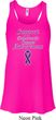 Support Pancreatic Cancer Awareness Ladies Flowy Racerback