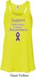Support Pancreatic Cancer Awareness Ladies Flowy Racerback