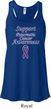 Support Pancreatic Cancer Awareness Ladies Flowy Racerback