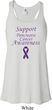Support Pancreatic Cancer Awareness Ladies Flowy Racerback