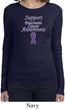 Support Pancreatic Cancer Awareness Ladies Long Sleeve