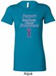 Support Pancreatic Cancer Awareness Ladies Longer Length Shirt