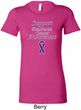 Support Pancreatic Cancer Awareness Ladies Longer Length Shirt