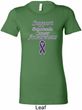 Support Pancreatic Cancer Awareness Ladies Longer Length Shirt