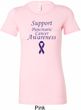 Support Pancreatic Cancer Awareness Ladies Longer Length Shirt