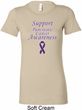 Support Pancreatic Cancer Awareness Ladies Longer Length Shirt
