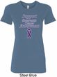 Support Pancreatic Cancer Awareness Ladies Longer Length Shirt
