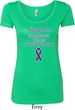 Support Pancreatic Cancer Awareness Ladies Scoop Neck