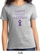 Support Pancreatic Cancer Awareness Ladies T-shirt