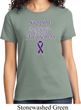 Support Pancreatic Cancer Awareness Ladies T-shirt