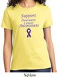 Support Pancreatic Cancer Awareness Ladies T-shirt