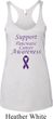 Support Pancreatic Cancer Awareness Ladies Tri Blend Racerback