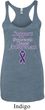 Support Pancreatic Cancer Awareness Ladies Tri Blend Racerback
