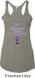 Support Pancreatic Cancer Awareness Ladies Tri Blend Racerback