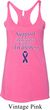 Support Pancreatic Cancer Awareness Ladies Tri Blend Racerback