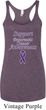 Support Pancreatic Cancer Awareness Ladies Tri Blend Racerback