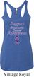 Support Pancreatic Cancer Awareness Ladies Tri Blend Racerback