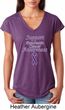 Support Pancreatic Cancer Awareness Ladies Tri Blend V-neck