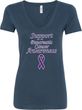 Support Pancreatic Cancer Awareness Ladies V-Neck