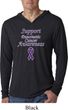 Support Pancreatic Cancer Awareness Lightweight Hoodie Tee