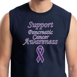 Support Pancreatic Cancer Awareness Muscle Shirt