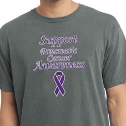 Support Pancreatic Cancer Awareness Pigment Dyed Shirt