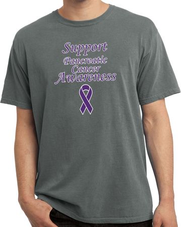 Support Pancreatic Cancer Awareness Pigment Dyed Shirt