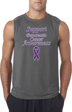 Support Pancreatic Cancer Awareness Sleeveless Shirt