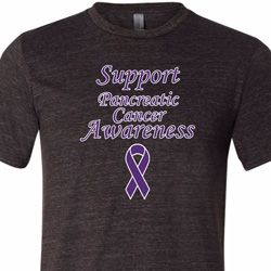 Support Pancreatic Cancer Awareness Tri Blend Tee