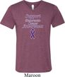 Support Pancreatic Cancer Awareness Tri Blend V-neck