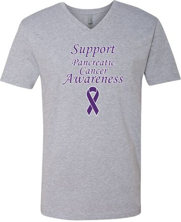 Support Pancreatic Cancer Awareness V-neck