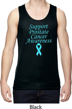 Support Prostate Cancer Awareness Dry Wicking Tank Top