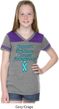 Support Prostate Cancer Awareness Girls Football Tee