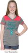 Support Prostate Cancer Awareness Girls Football Tee