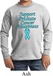 Support Prostate Cancer Awareness Kids Long Sleeve