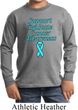 Support Prostate Cancer Awareness Kids Long Sleeve
