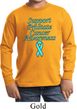 Support Prostate Cancer Awareness Kids Long Sleeve
